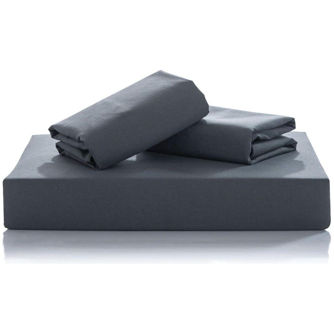 1000TC Reversible King Size Grey Duvet Doona Quilt Cover Set