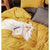 1000TC Reversible King Size Yellow and Grey Duvet Doona Quilt Cover Set