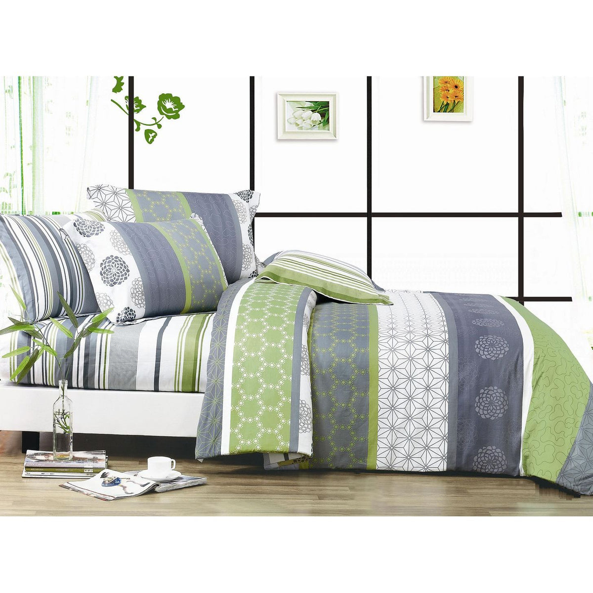 Dexter Double Size Duvet Doona Quilt Cover Set
