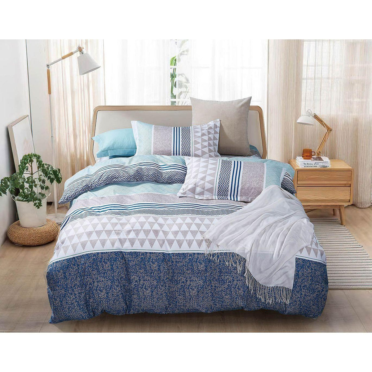 Danya Double Size Quilt Doona Duvet Cover Set