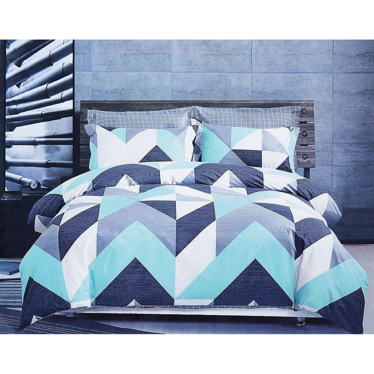 Kian Double Size Duvet Doona Quilt Cover Set