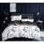 Tree Reversible King Size White Duvet Doona Quilt Cover Set