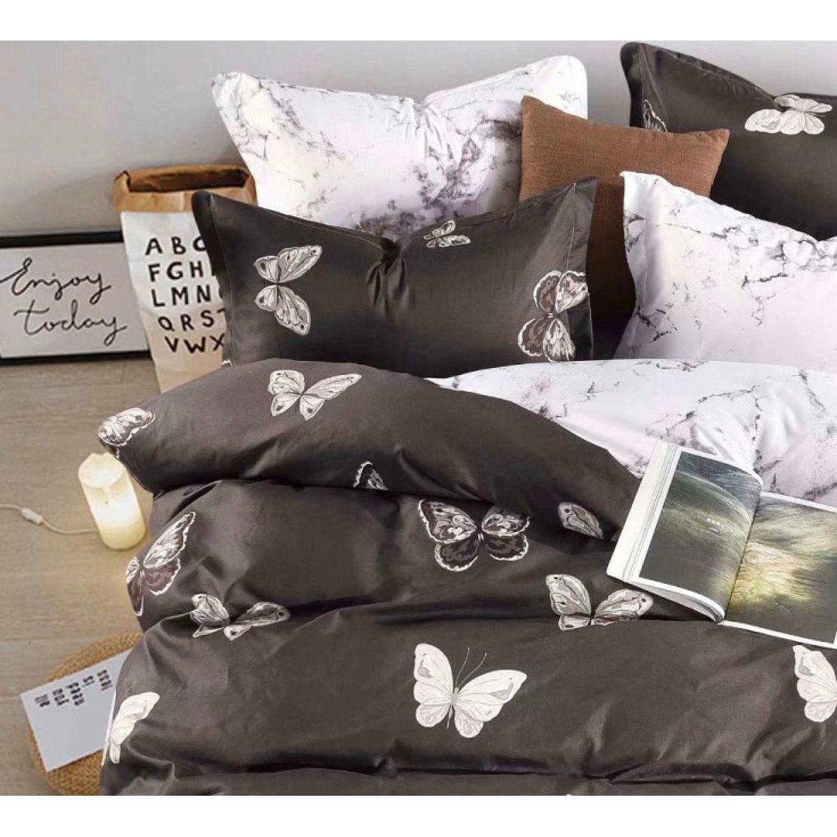 Butterfly King Size Quilt/Doona/Duvet Cover Set