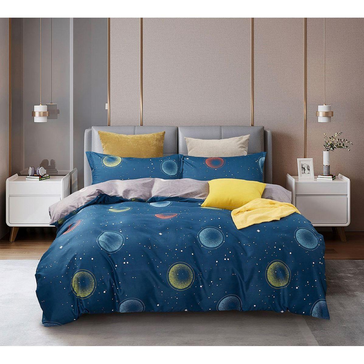 Bubbles Super King Size Quilt/Doona/Duvet Cover Set