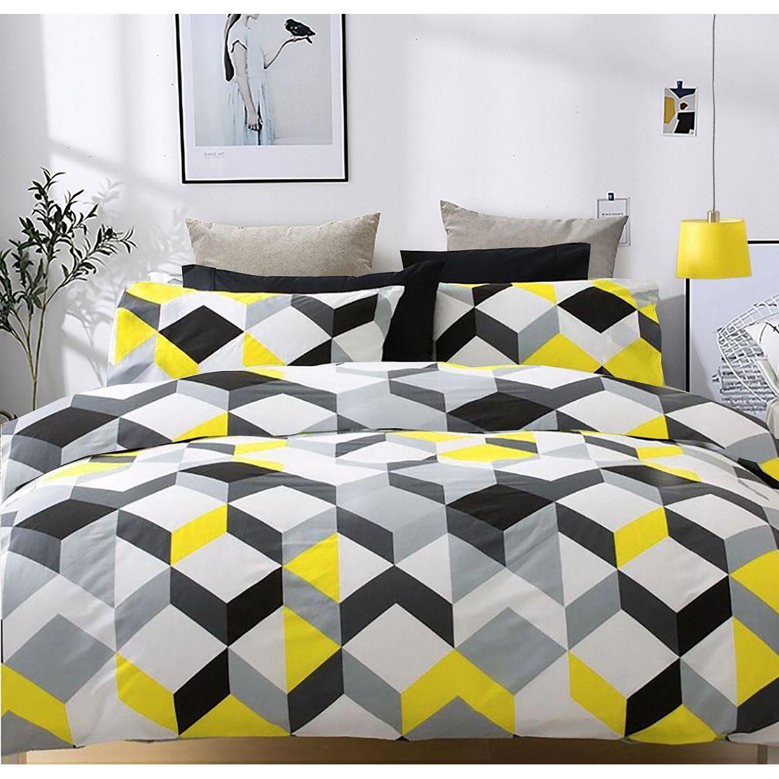 Jensson Super King Size Duvet Doona Quilt Cover Set