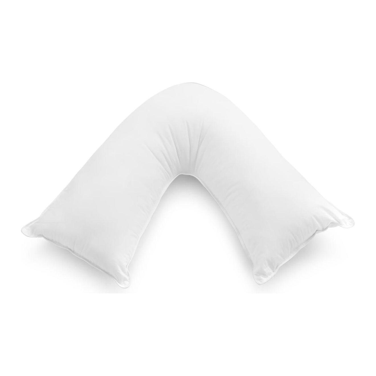 1000TC Premium Ultra Soft V SHAPE Pillowcase - White