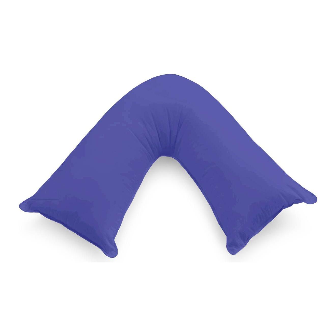 1000TC Premium Ultra Soft V SHAPE Pillowcase - Royal Blue