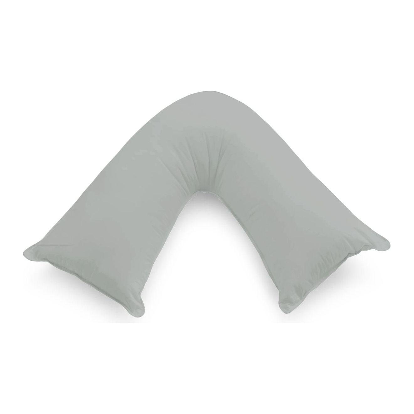 1000TC Premium Ultra Soft V SHAPE Pillowcase - Grey