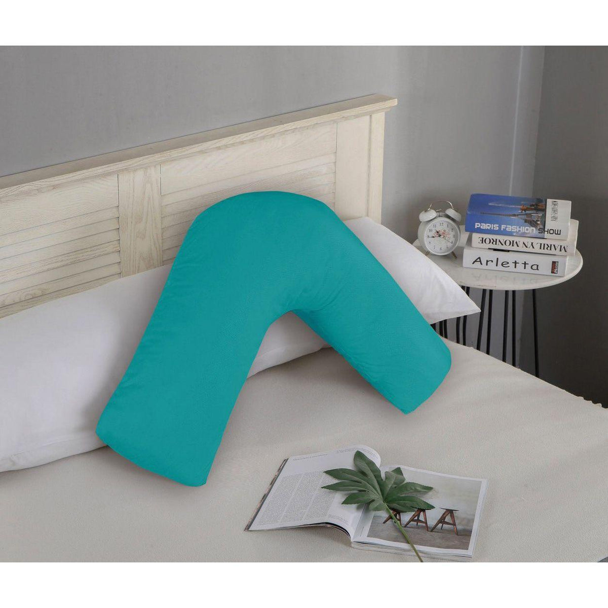 1000TC Premium Ultra Soft V SHAPE Pillowcase - Teal