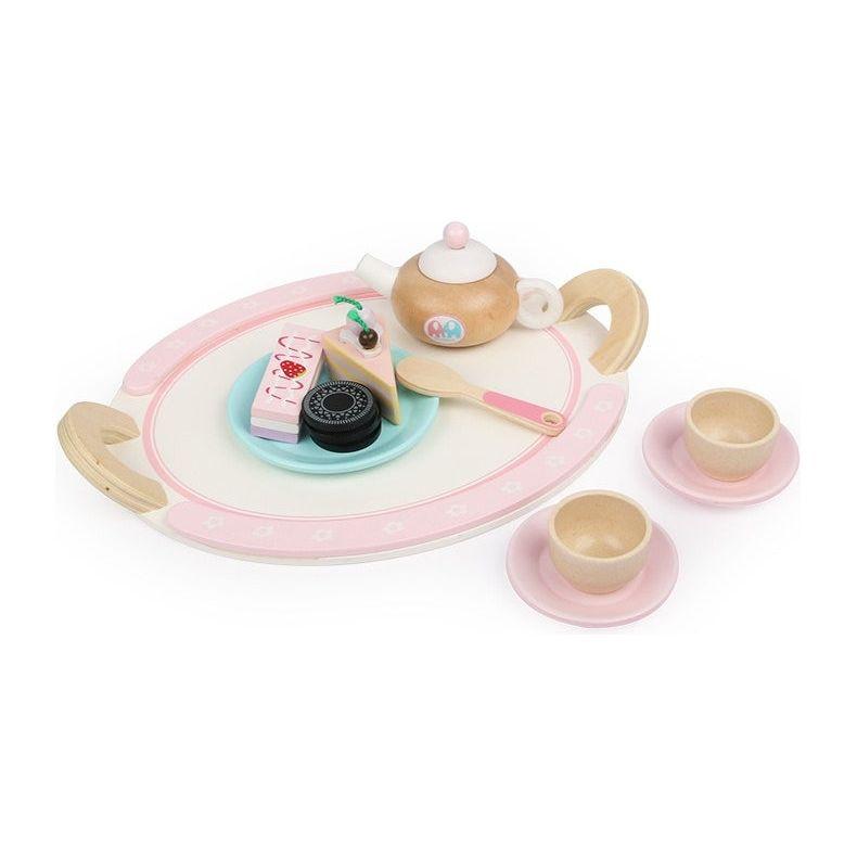 Kids Wooden Kitchen Tea Set Pretend Play