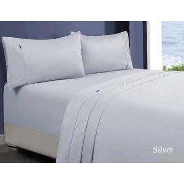 1000tc egyptian cotton sheet set 1 king silver