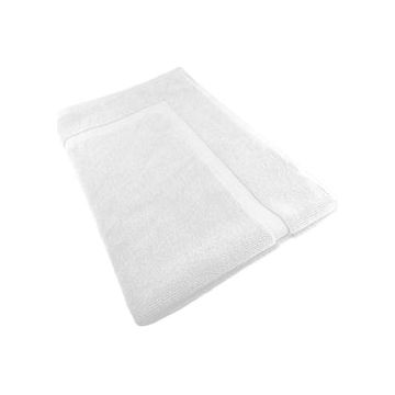 softouch ultra light quick dry premium cotton bath mat 900gsm white