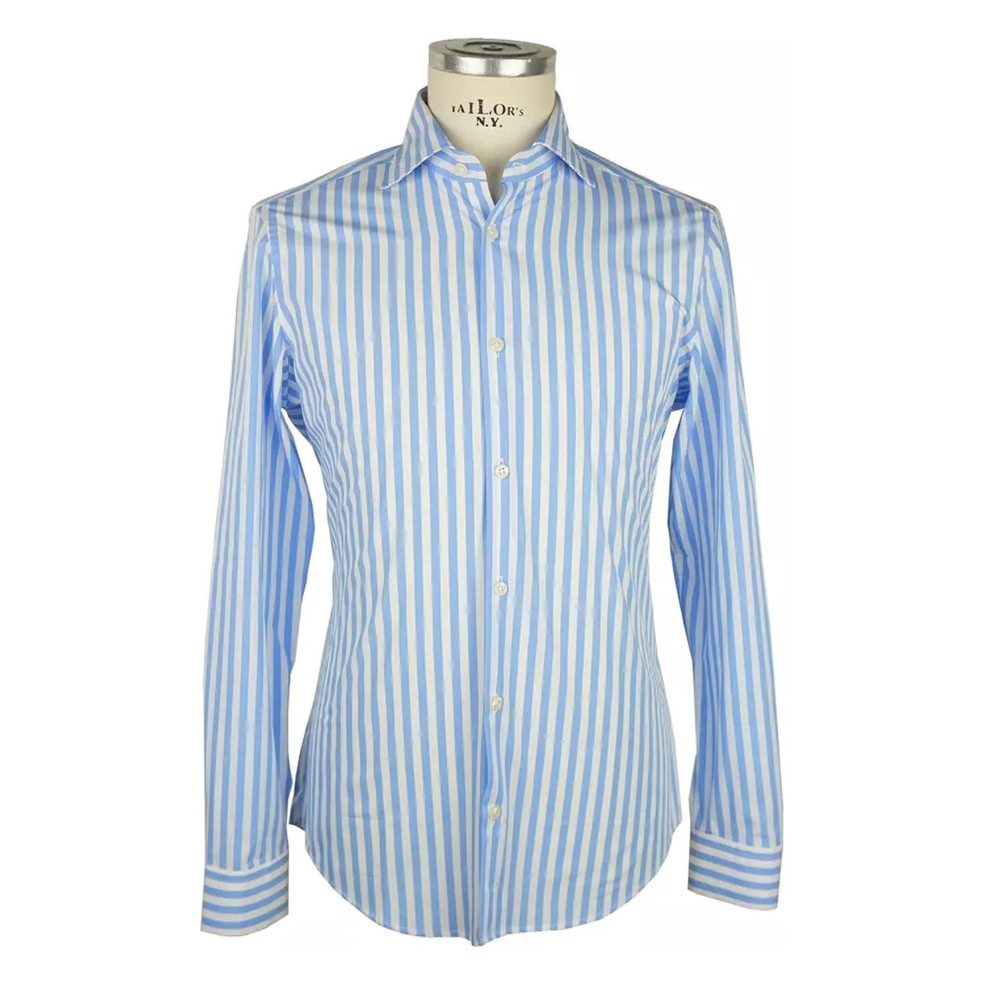 Striped Cotton Shirt 38 IT Men