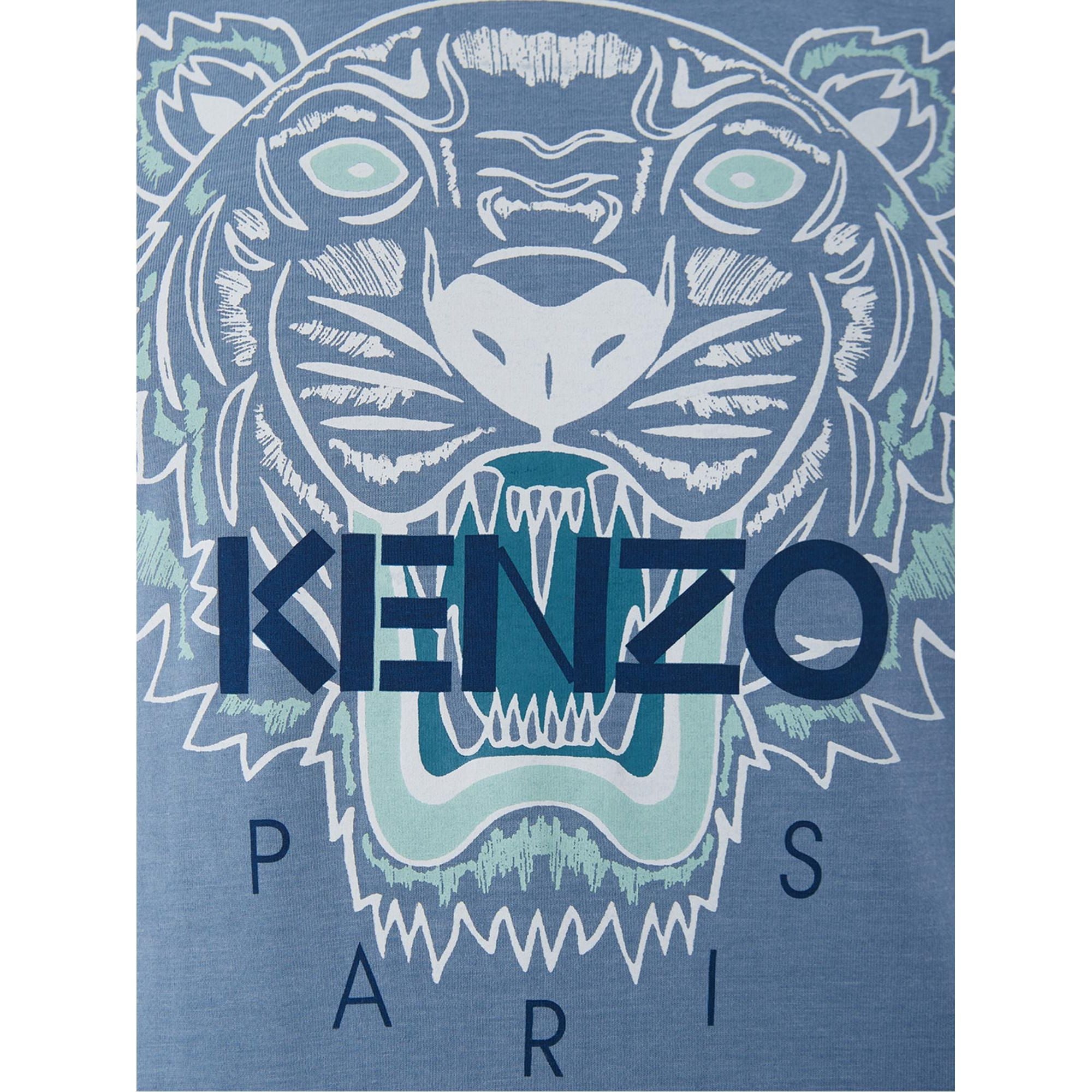 Authentic Kenzo Tiger Print Cotton T-Shirt S Men