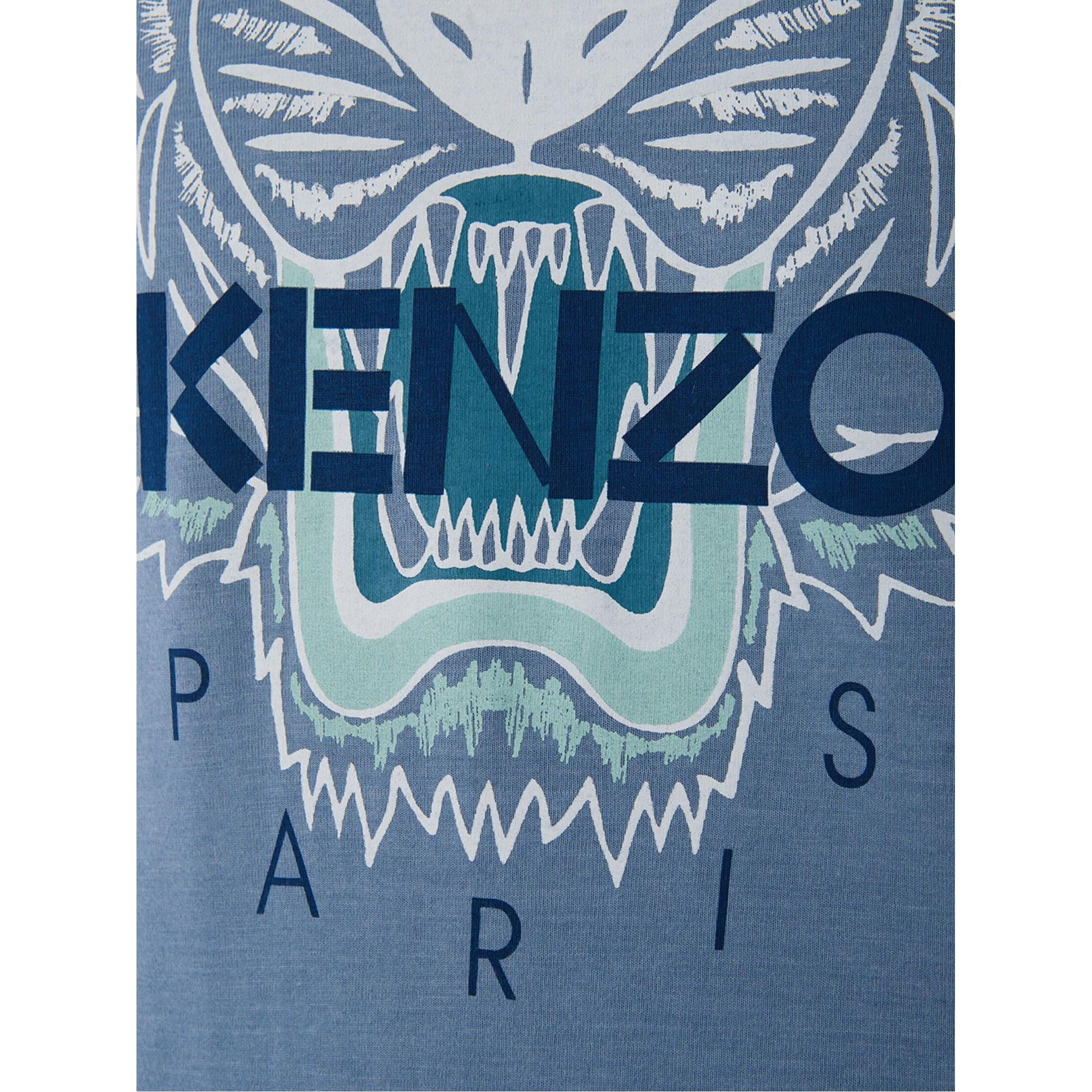 Authentic Kenzo Tiger Print Cotton T-Shirt S Men