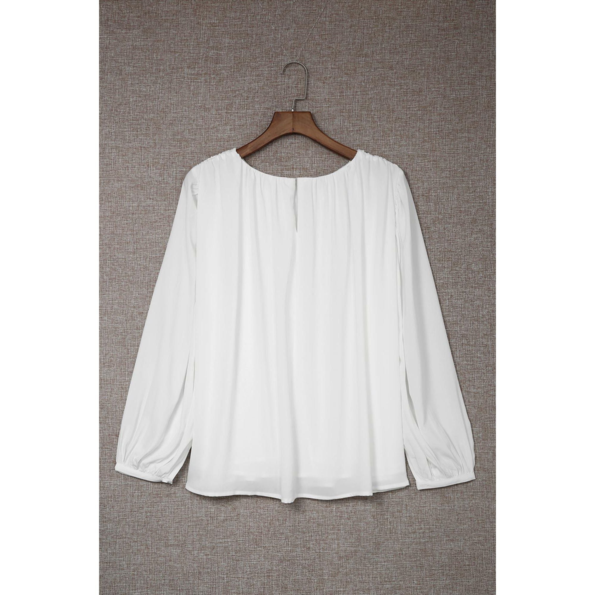 Azura Exchange Billowy Sleeve Blouse - L