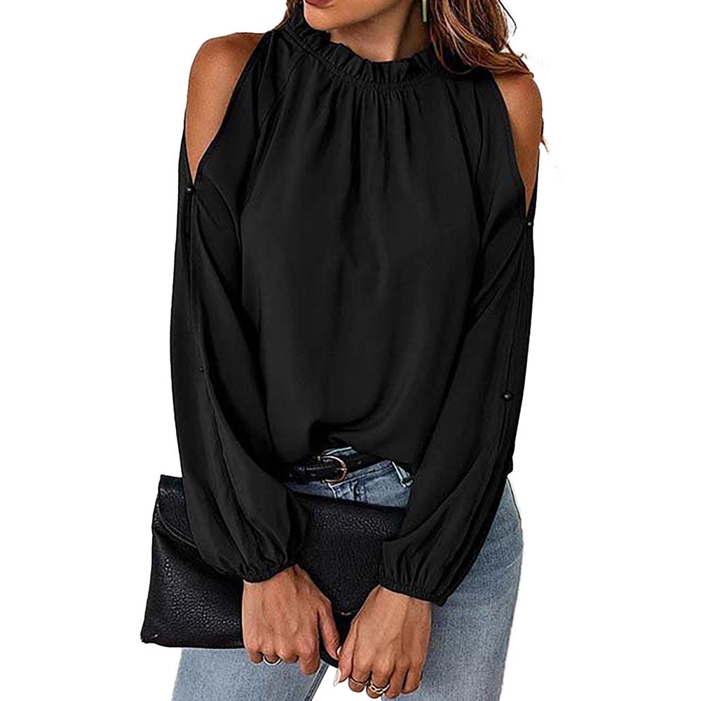 Azura Exchange Bishop Sleeve Blouse - M