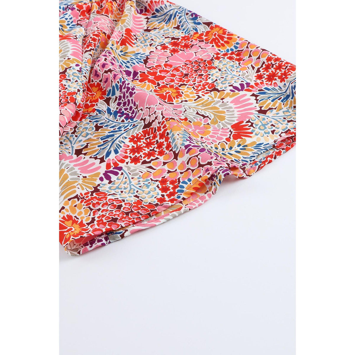 Azura Exchange Gorgeous Floral V-Neck Blouse - XL