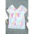 Azura Exchange Abstract Print V Neck Dolman Blouse - L