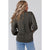 Azura Exchange Acid Wash Drop Shoulder Long Sleeve Sweatshirt with Pockets - L