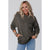 Azura Exchange Acid Wash Drop Shoulder Long Sleeve Sweatshirt with Pockets - L