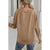 Azura Exchange Button Decor Dolman Sleeve Top - L