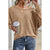 Azura Exchange Button Decor Dolman Sleeve Top - L