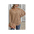 Azura Exchange Button Decor Dolman Sleeve Top - L