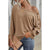 Azura Exchange Button Decor Dolman Sleeve Top - L