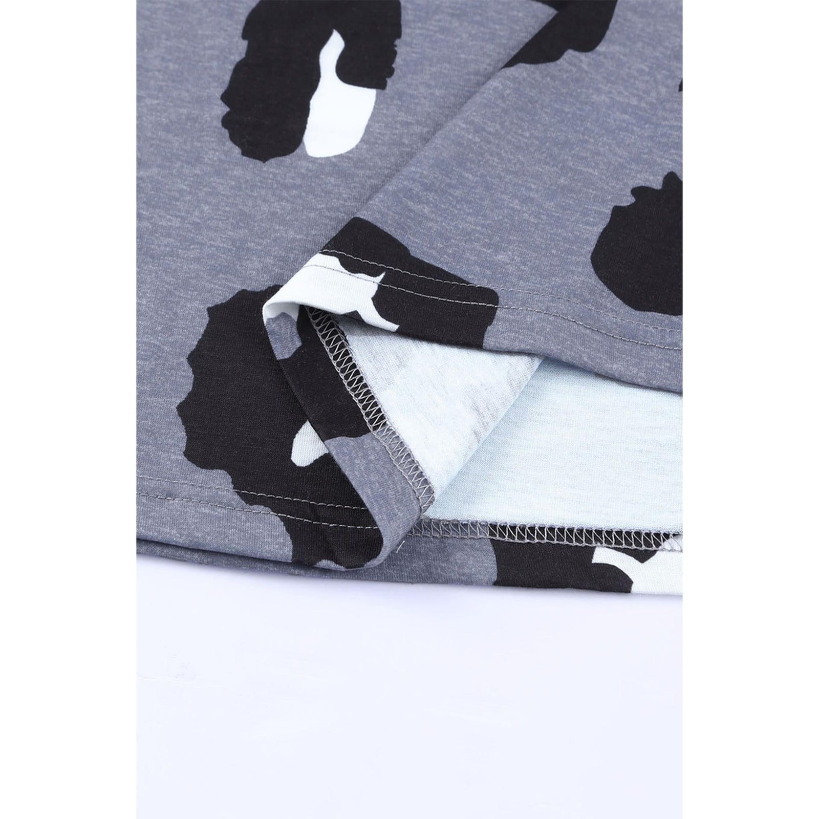 Azura Exchange Leopard Print Long Sleeve Loose Top - L