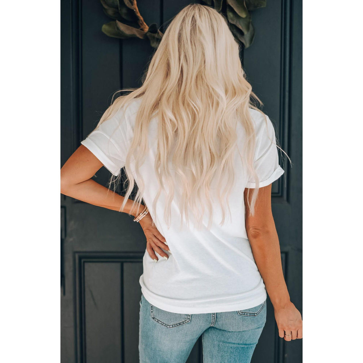 Azura Exchange Pumpkin Rugby Graphic Print Tee - M