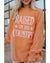 Azura Exchange Ribbed Oversized Sweatshirt with Letter Print - XL