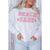 Azura Exchange BEACH BABE Slogan Graphic Sweatshirt - L