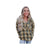 Azura Exchange Button Neck Pocketed Pullover Hoodie - M