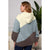 Azura Exchange Blue Colorblock Kangaroo Pocket Hoodie - 1X