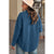 Azura Exchange Button Pocket Corduroy Shirt - 3XL