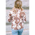 Azura Exchange Button Flap Pocket Shirt with Western Aztec Pattern - M