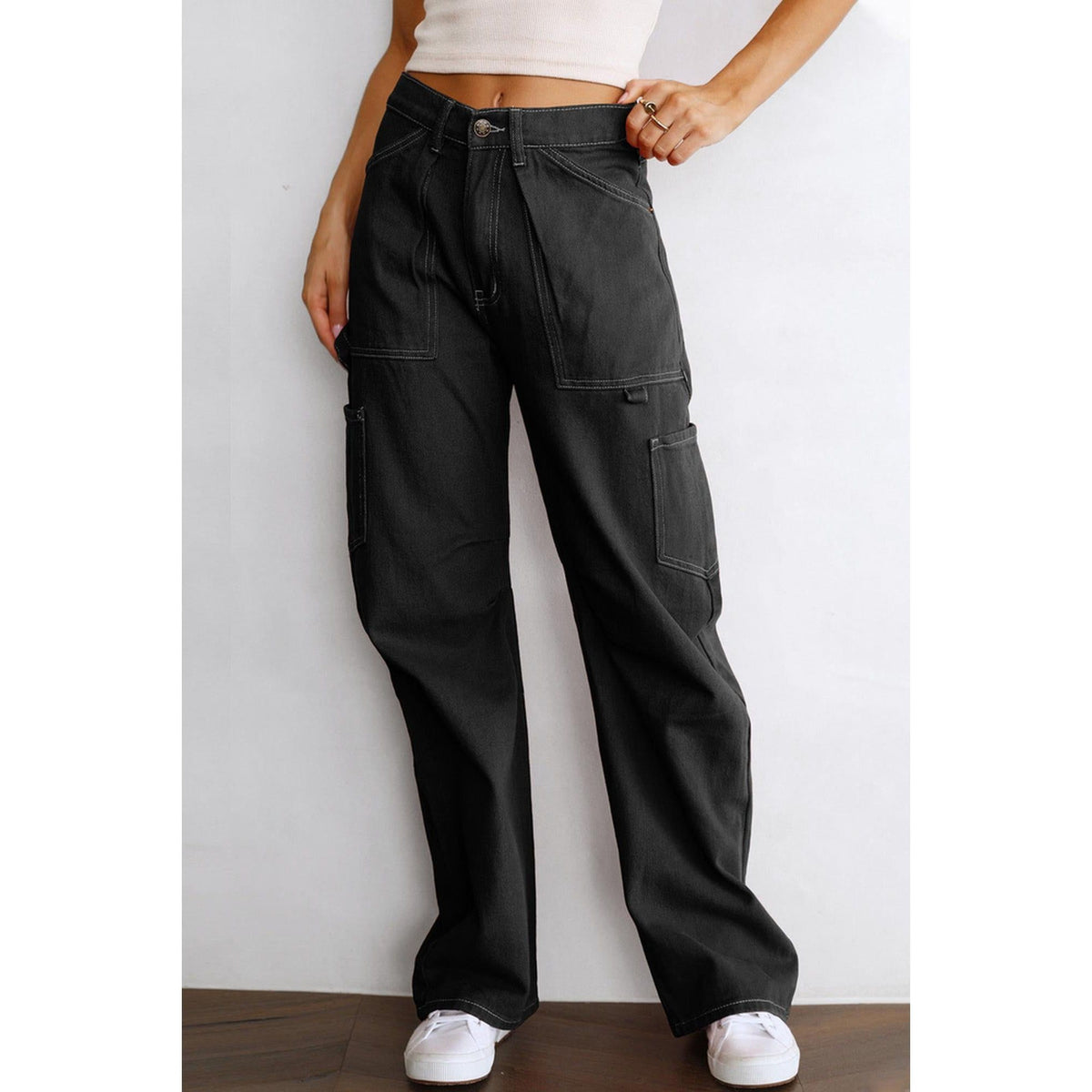Azura Exchange High Waist Cargo Pants with Pockets - 14 US