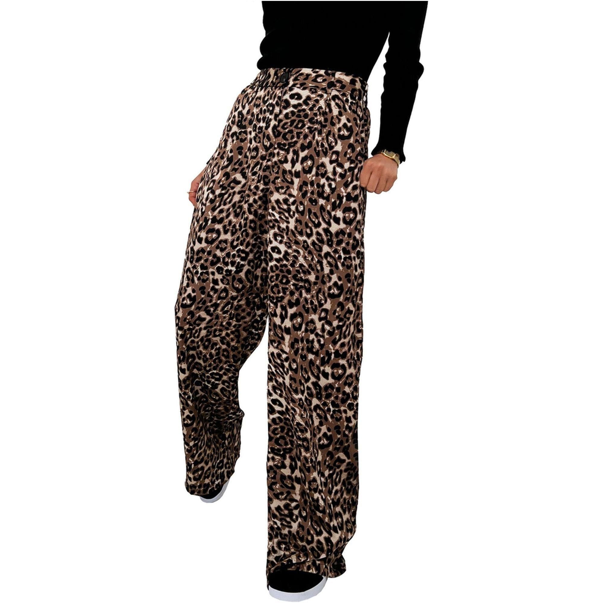 Azura Exchange Black High Waist Wide Leg Pants - 10 US