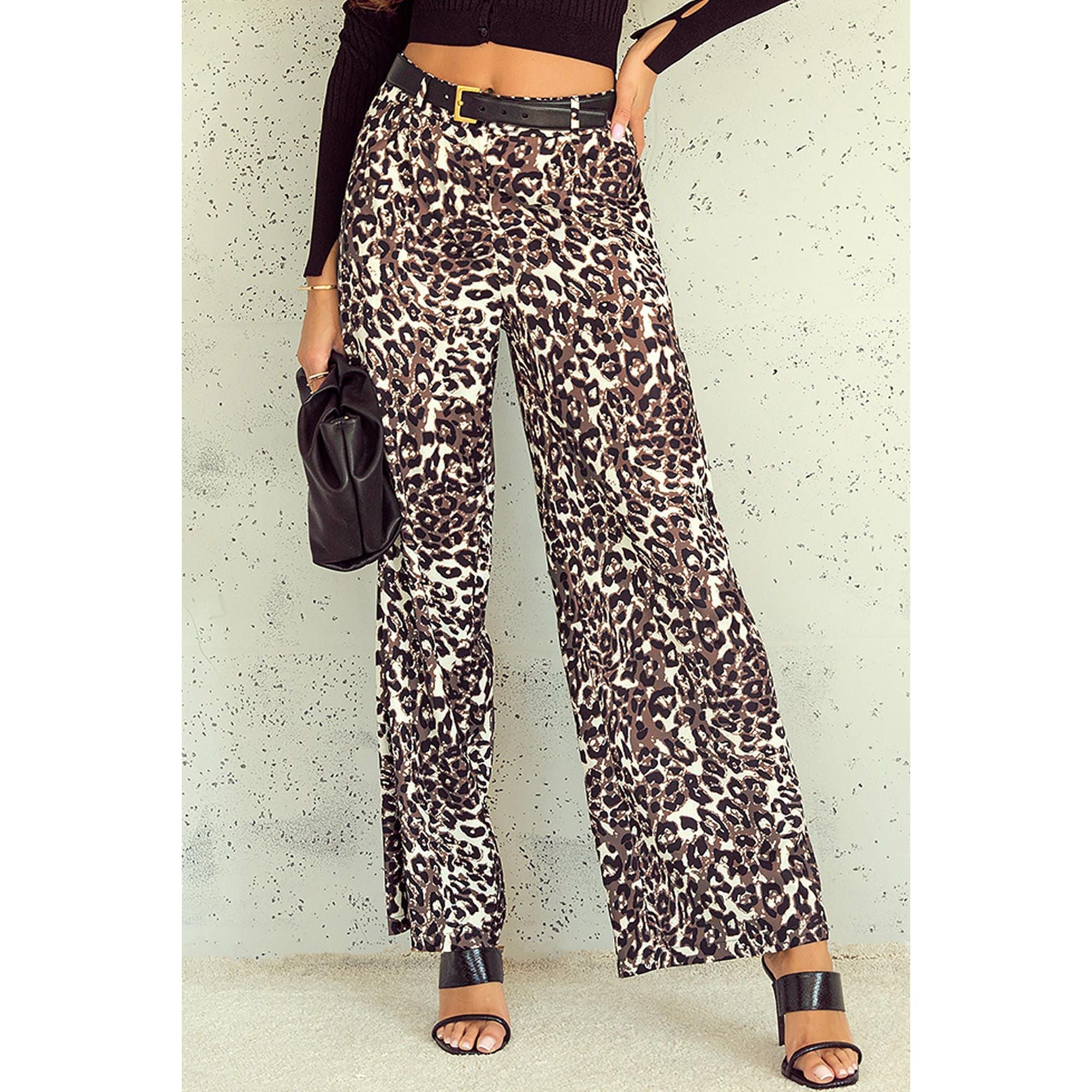 Azura Exchange Black High Waist Wide Leg Pants - 14 US