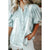 Azura Exchange Bubble Sleeve Denim Shirt - L