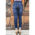 Azura Exchange Button Fly High Rise Skinny Jeans - M