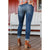 Azura Exchange Button Fly High Waist Skinny Jeans - 10 US