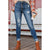 Azura Exchange Button Fly High Waist Skinny Jeans - 10 US