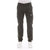 Solid Color Cargo Trousers with Zipper and Button Closure W36 US Men