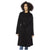 Woolen Trench Coat with Welt Pockets and Waist Belt S Women