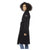 Woolen Trench Coat with Welt Pockets and Waist Belt S Women