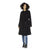 Woolen Trench Coat with Welt Pockets and Waist Belt S Women