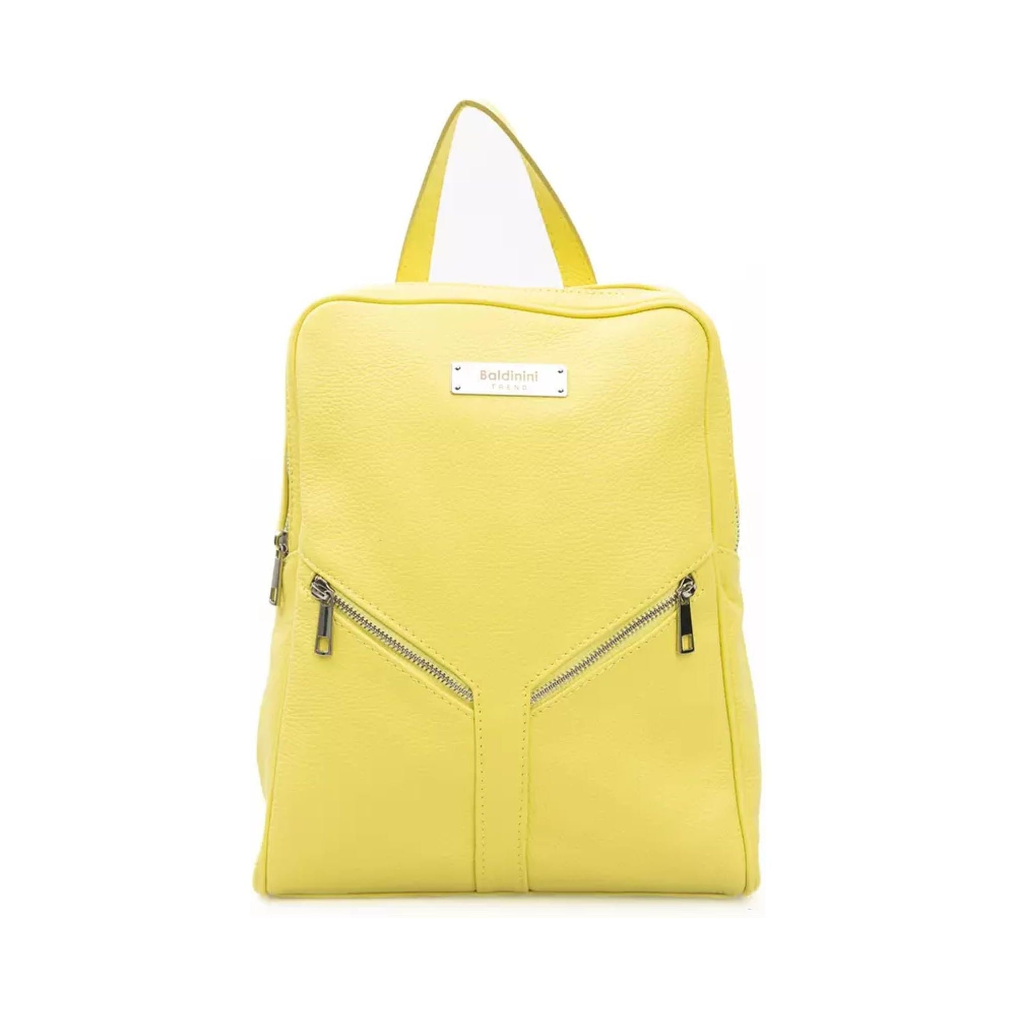 Zip Closure Backpack with Internal Compartments and Adjustable Shoulders