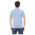 Short Sleeve Round Neck T-shirt with Front Print L Men